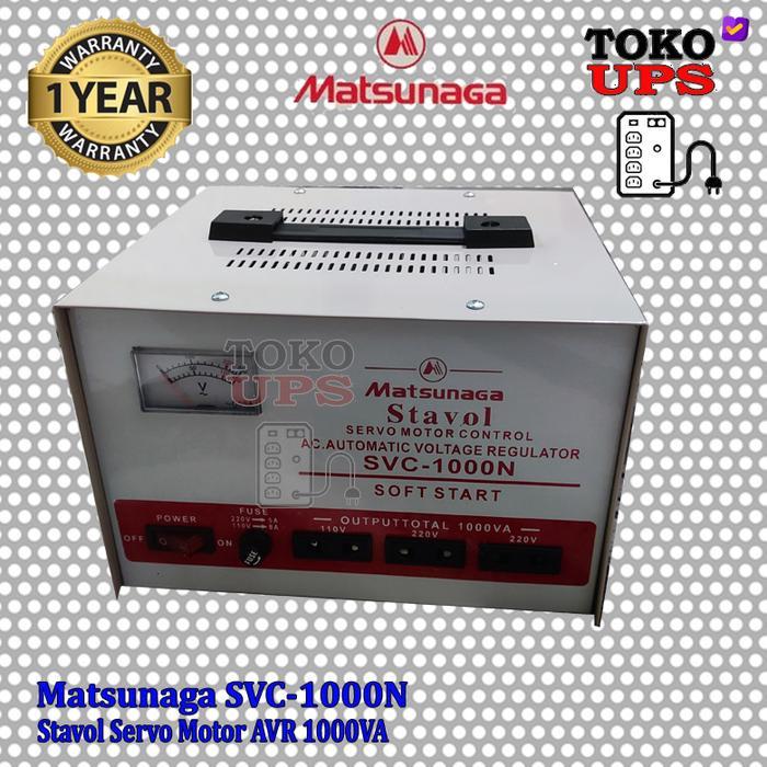 Promo Stabilizer Matsunaga 1000Va Svc-1000N Svc1000N Berkualitas