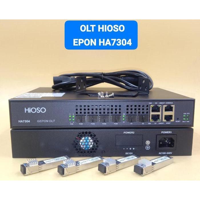 OLT EPON 4 Port HA7304 untuk Jaringan Fiber Optik