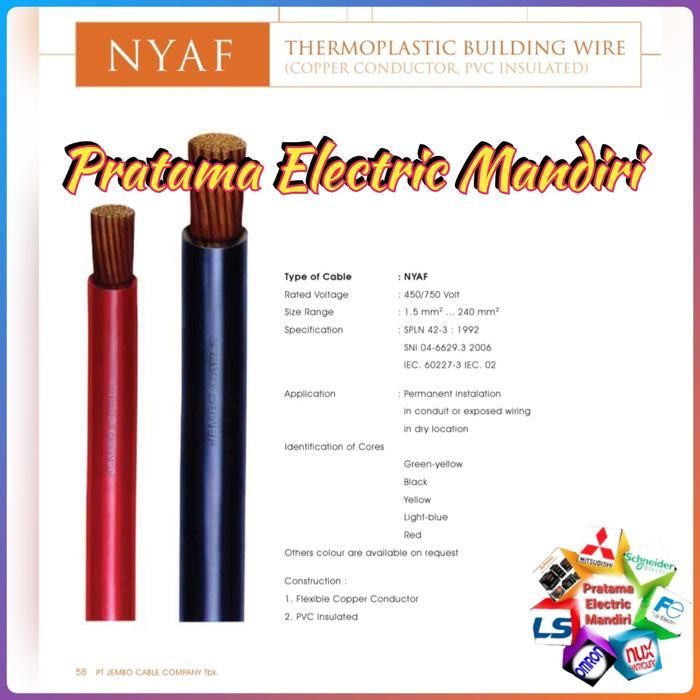 [ROLL=100MTR] JEMBO CABLE CONTROL KABEL KONTROL SERABUT NYAF 1,5MM 1.5MM 1x1,5MM 1x1.5MM
