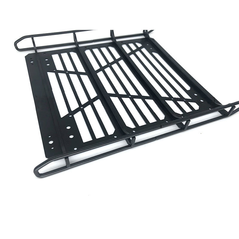 RC Model Car 1/10 Scale RC Metal Steel Roof Rack with LED Light for TRAXXAS TRX4 TRX6 6X6 G63 G500