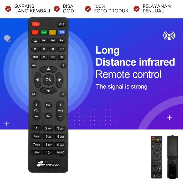NEW Remot Remote Receiver Nex Parabola Mola Kuning Nex Parabola Merah Hijau Nex Garuda Mola