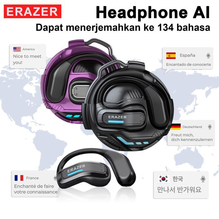 Terlaris Erazer X8 Tws Transformer Earphone Bluetooth 5.4 Headset Wireless Gaming Open Ear Henset