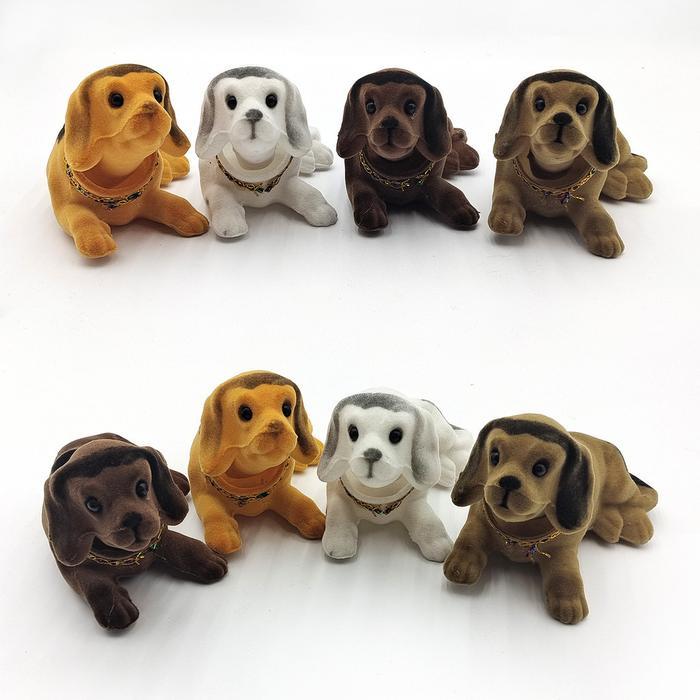 NEW DOUBLE SIX PAJANGAN DASHBOARD MOBIL BONEKA KEPALA GOYANG NODDING DOG CAT RABBIT TURTLE TIGER