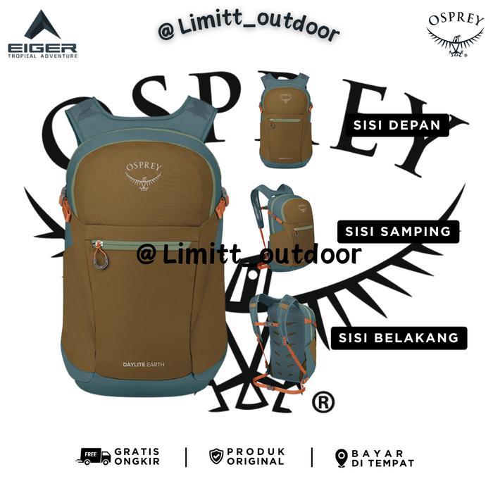 OSPREY DAYLITE GARANSI RESMI LENGKAP DAN ORIGINAL - PLUS EARTH [BROWN]