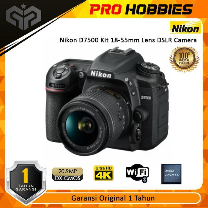 Nikon D7500 Kit 18-55mm Lens DSLR Camera - D7500 Unit