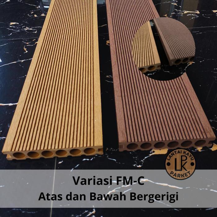 Rupa_Bagus Lantai Decking Wpc Anti Uv - Decking Wpc Batangan Outdoor