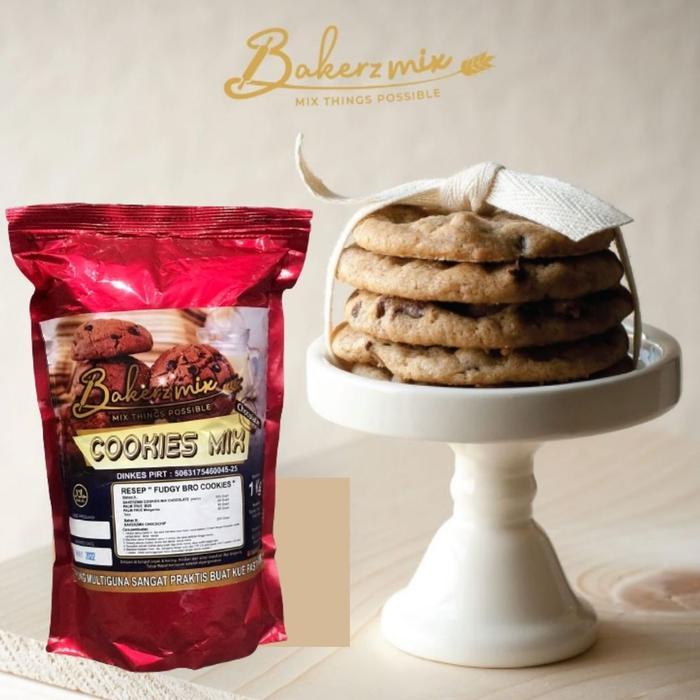 Tepung Premix Multiguna Bakerzmix Cookies Mix (Chocolate)