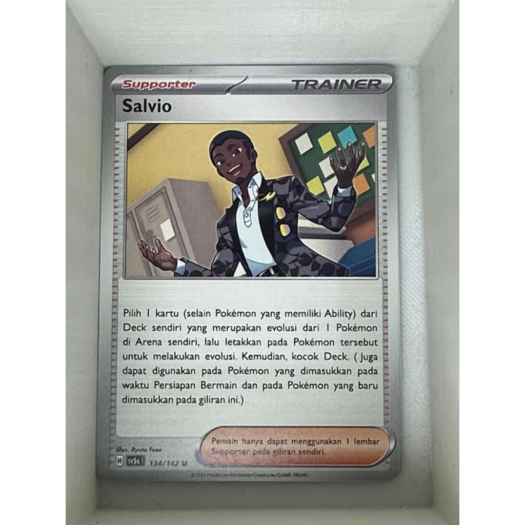 Pokemon Indonesia Salvio 134/142 Uncommon sv5s Paradoks Andalan