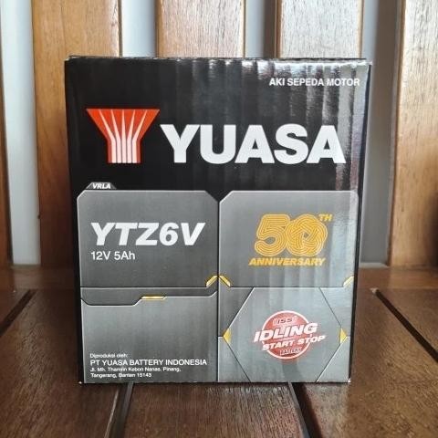 Aki Motor Kawasaki Klx 150 Ytz6V Yuasa Aki Kering