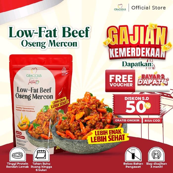 

Mamiseler45 - Beef Mercon Sopan 250G - Makanan Instan Sehat, Tanpa Pengawet, Tahan 6 Bulan Suhu