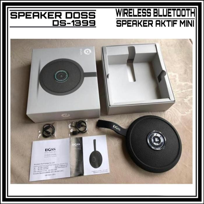 SPEAKER AKTIF BLUETOOTH DOSS-1399 ORIGINAL PURE BASS PORTABLE ANTI AIR