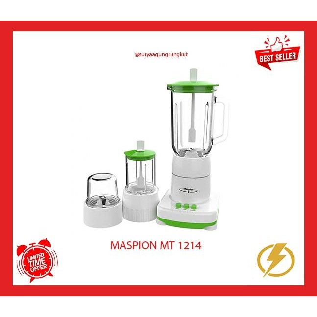 Blender Maspion 3 In 1 Gelas - Mt 1214