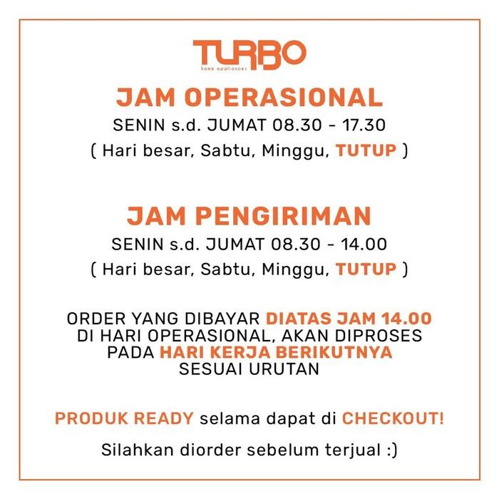 Turbo Oven Carino 38L EHL5180 Garansi Resmi 3 Tahun
