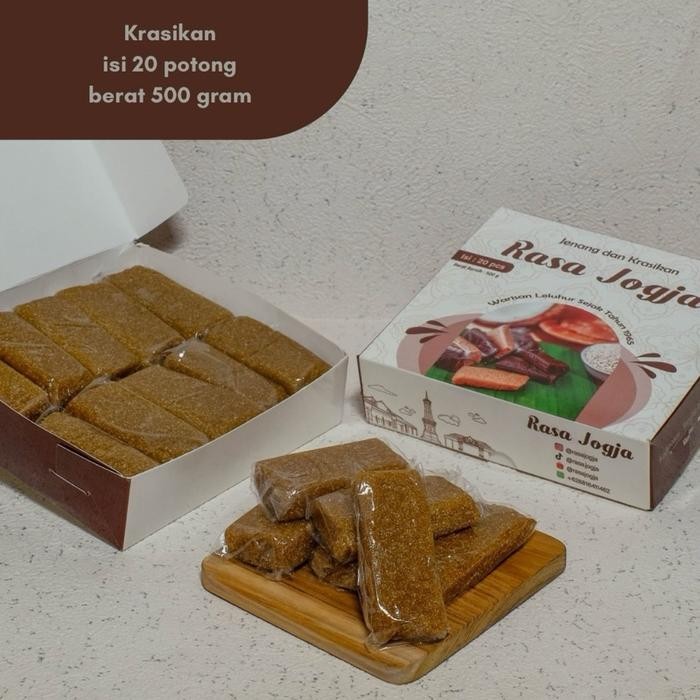 

TERMURAH Krasikan Rasa Jogja 500 gram isi 20 potong oleh-oleh Khas Jogja kue snack READY STOCK