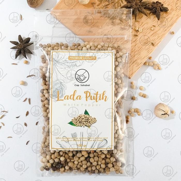 

Premium 100gr Biji Lada Putih Utuh / Whole White Pepper 100% PREMIUM