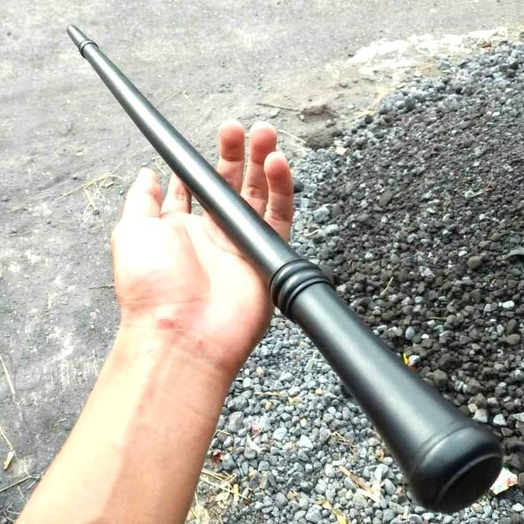 TONGKAT KOMANDO KAYU GALIH KELOR HITAM KALIMANTAN/TONGKAT KOMANDO KAYU