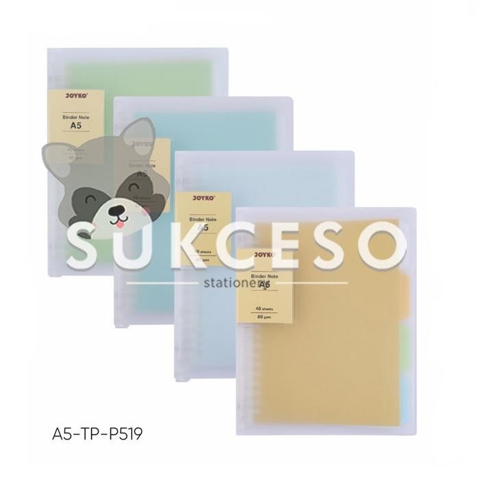 

Joyko Binder Note Trasparant A5-TP-P519 Buku Binder A5 Loose Leaf Lucu
