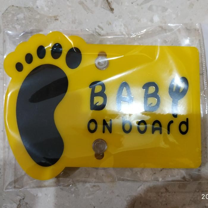 

LASER CUTTING ACRYLIC SIGN/TANDA "BABY ON BOARD
