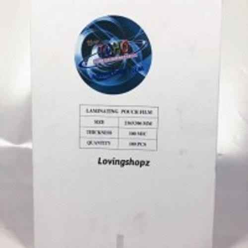 

PLASTIK LAMINATING TOHO 250 MICRON UKURAN F4/FOLIO