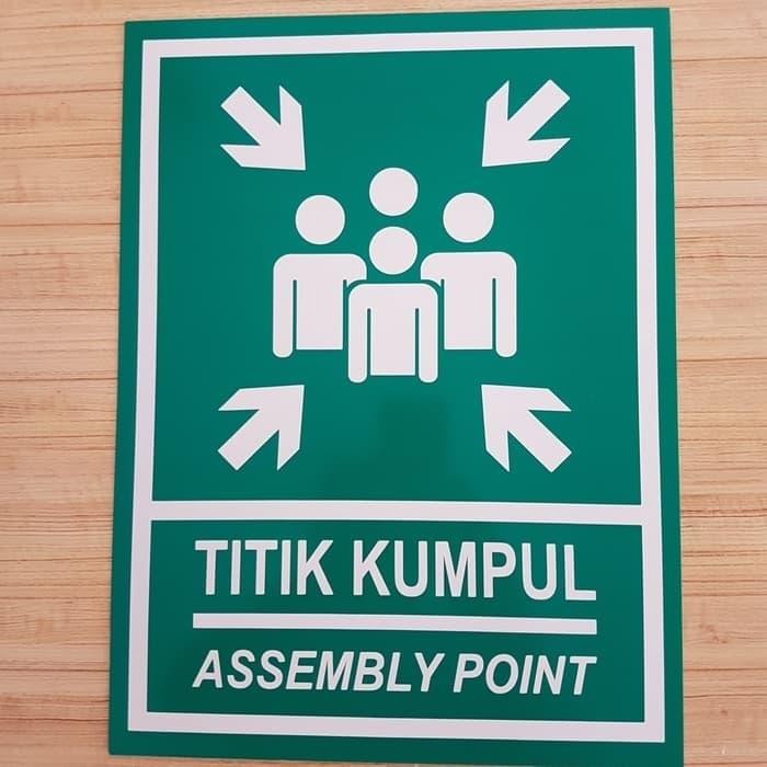 

SIGN PLAT K3 RAMBU SAFETY TITIK KUMPUL UKURAN 30X40CM