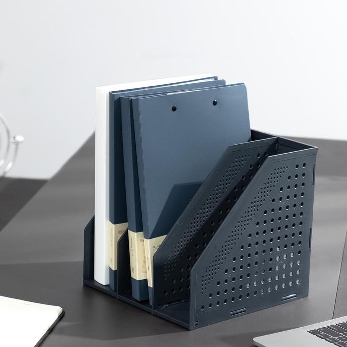 

DELI MAGAZINE HOLDER / DOCUMENT DESK ORGANIZER / RAK TEMPAT DOKUMEN ATAU MAJALAH SLOT DAPAT DIATUR