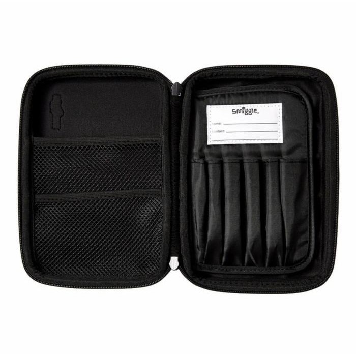 

SMIGGLE PENCIL CASE HARDTOP SOCCER BALL SEQUIN WHITE ORI TEMPAT PENSIL