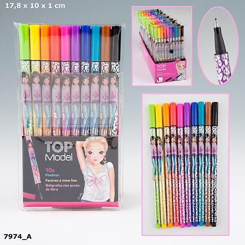 

TOPMODEL FINELINER, 10 COLORS TM 7974