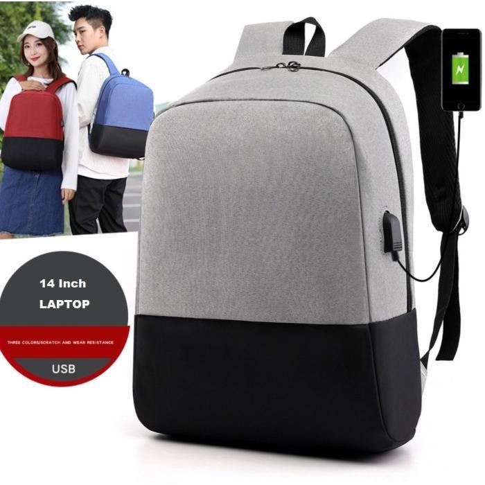 Fosil - Bp57 Tas Backpack Korea Ransel Youth Usb Pria Wanita