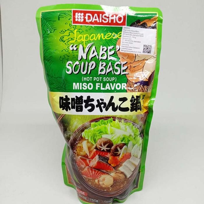 

ASLI DAISHO NABE SOUP MISO 750 G READY STOCK