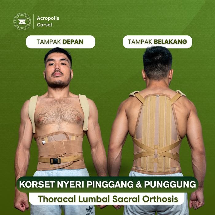 Korset TLSO / Korset Tulang Belakang / Penyangga Tulang Belakang
