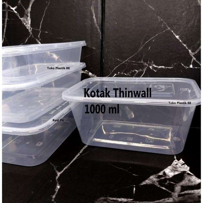 Food Container/Kotak/Box Makanan/Wadah Plastik 1000ml