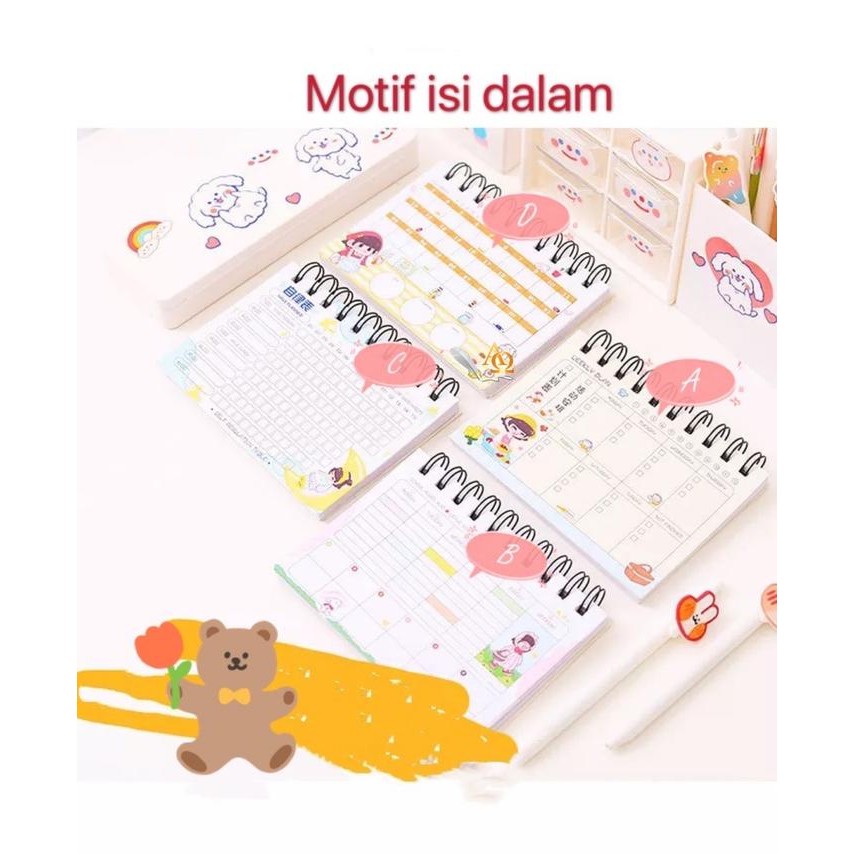 

Agenda Planning Motif Girl Imut