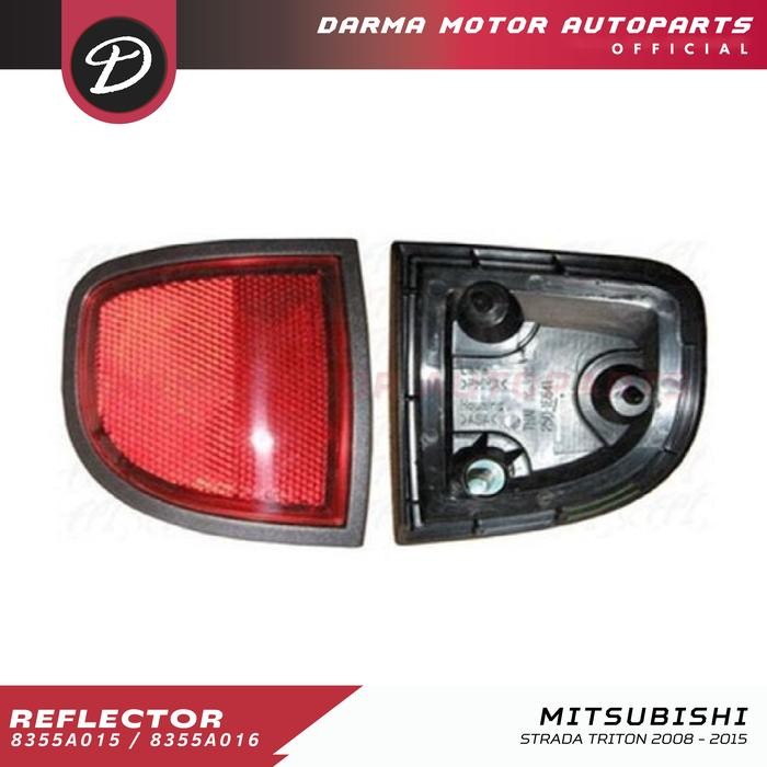 Reflector Bumper Belakang Triton 2008-2015 Ori Asli