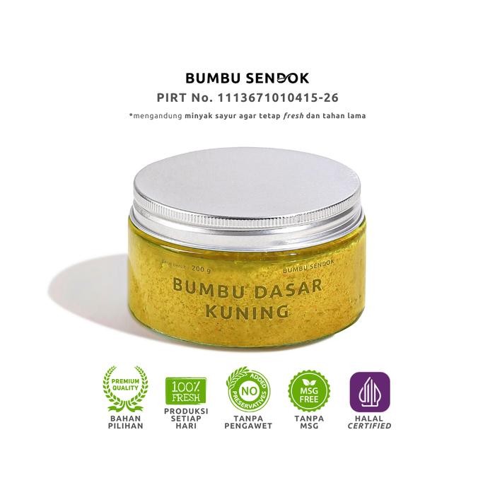 

Stok Baru BUMBU SENDOK Bumbu Dasar Kuning 200g