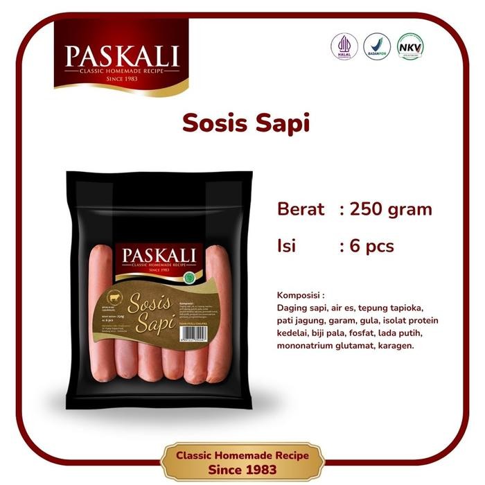 

Pilihan- Sosis Sapi Paskali 220 Gram