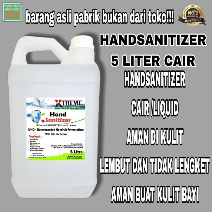 Pilihan- Hand Sanitizer 5 Liter Cair / Handsanitizer 5 Liter Cair / Termurah