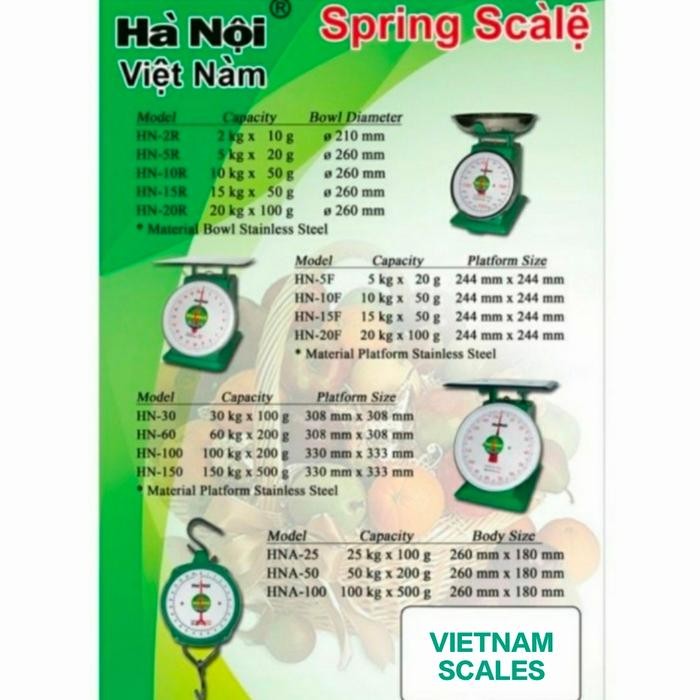 Timbangan Jarum Duduk HANOI Vietnam 100Kg masih ready