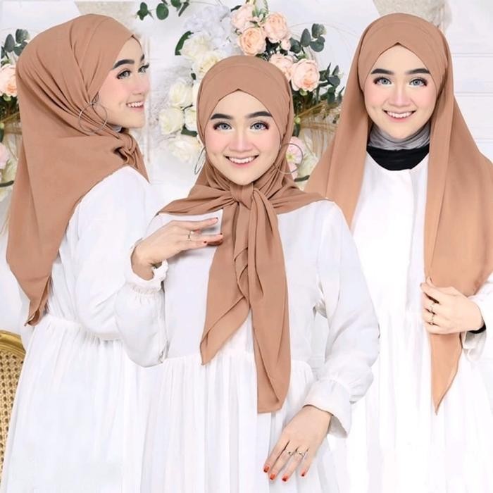 Pilihan- Jilbab Segitiga Malay Segi Empat Malay Tali Instan Melayu Malaysia