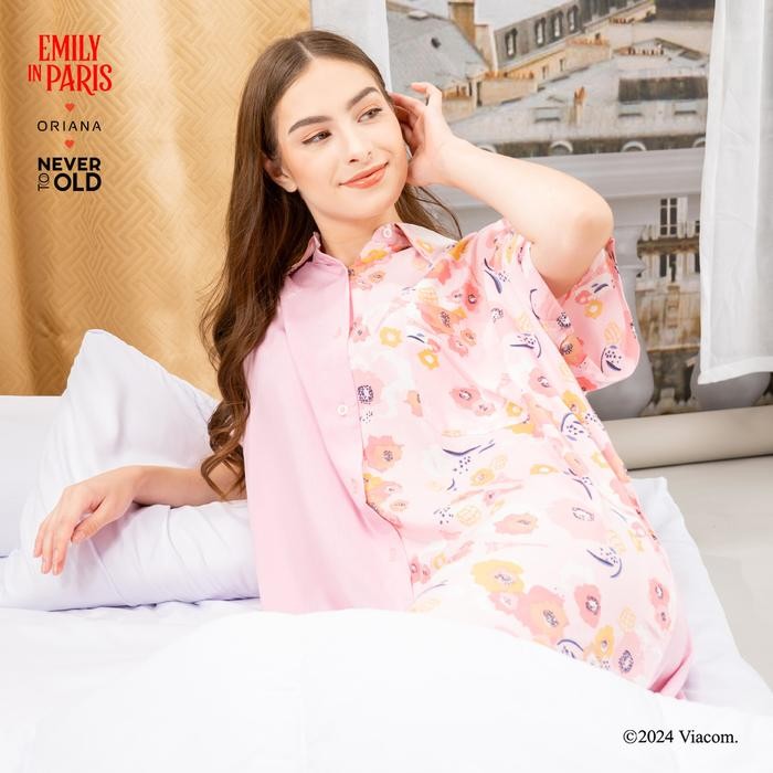 Oriana Homewear Midi Dress Collection Daster Pendek Kekinian