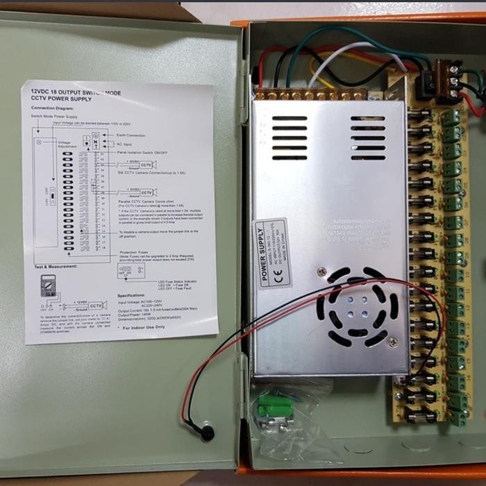 POWER SUPPLY BOX 12V 30A / POWER SUPPLY CCTV / KHUSUS POWER CCTV