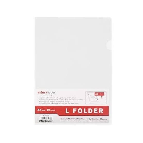 

Map L / Clear Sleeve Inter X Ukuran A4 ( Isi 12 Pcs )