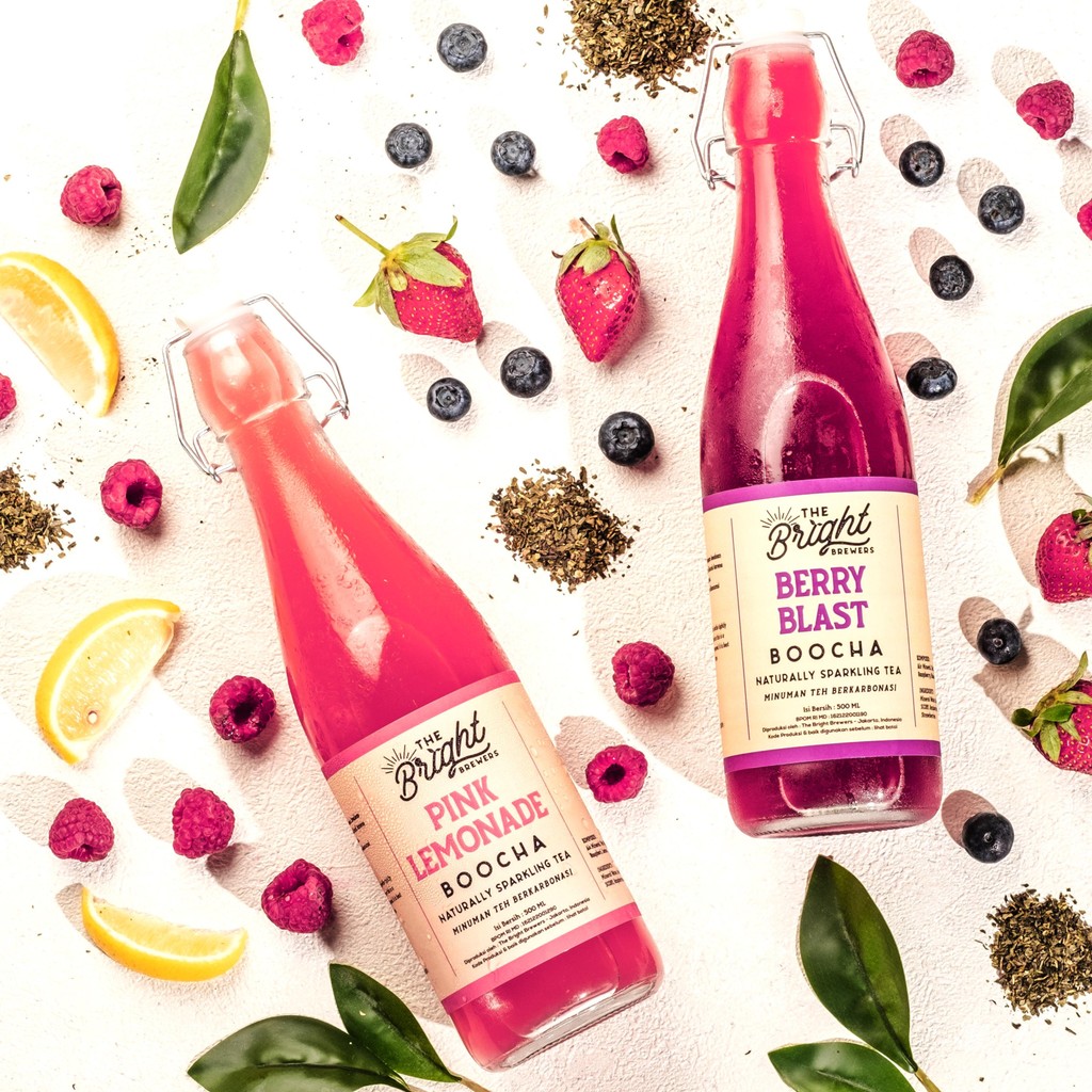 

Paket Kombucha Berry 500 ML - Bundle 2 Botol - Minuman Teh Fermentasi