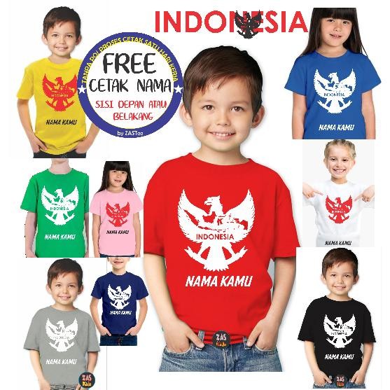 Pilihan- Kaos Anak Garuda Peta Indonesia