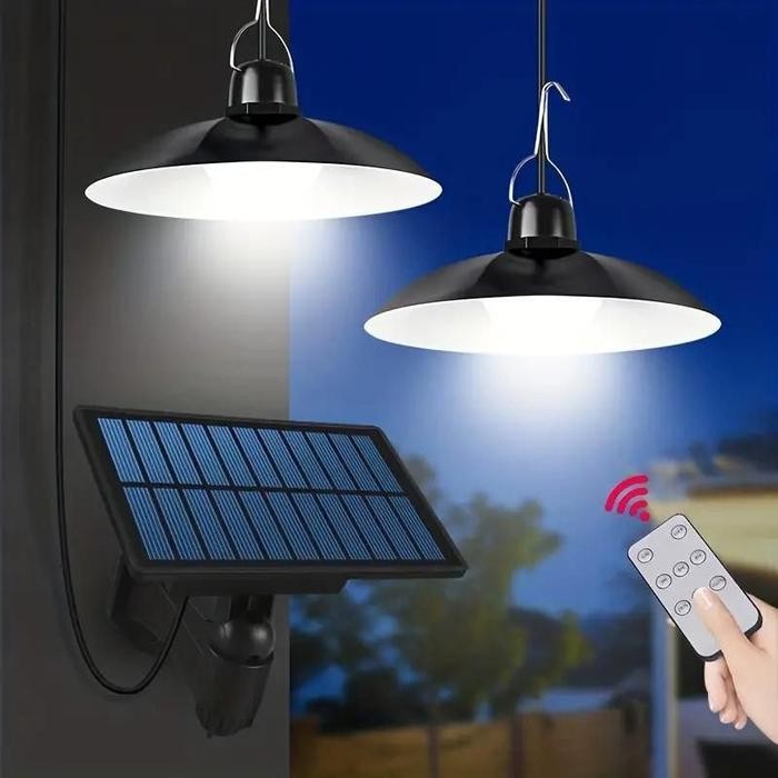 Populer Lampu Sorot Led Tenaga Surya Outdoor / Lampu Gantung Outdoor 60 Led Terlariss 