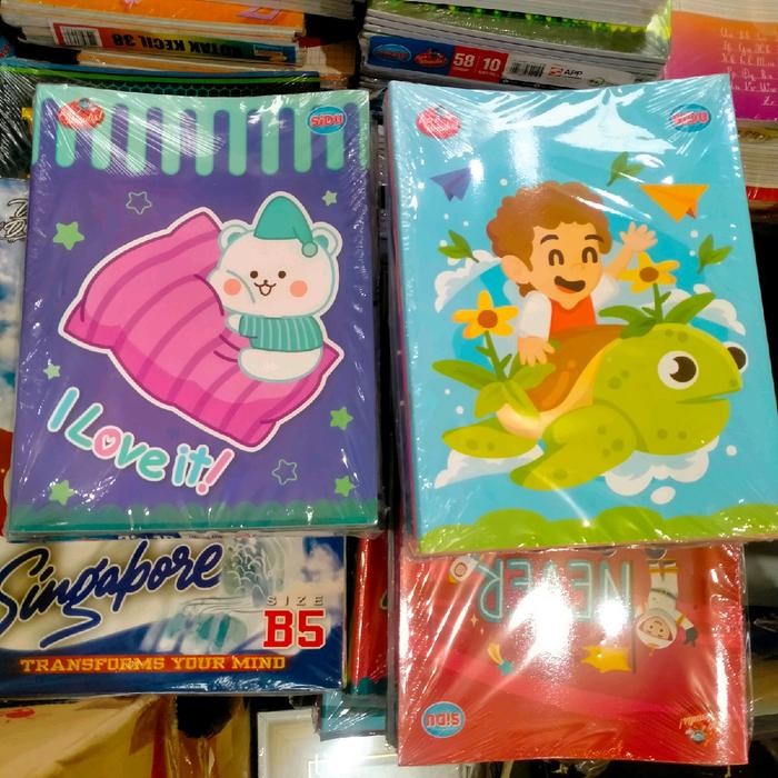 

OJ 1 Pak isi 10 BUKU TULIS Sinar Dunia 38 LEMBAR BUKU SIDU