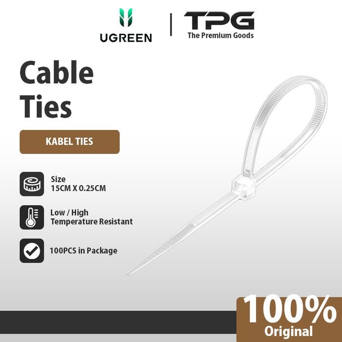 

Kabel Pengikat Self Locking Cable Ties Ugreen 80109 Fastener Organizer