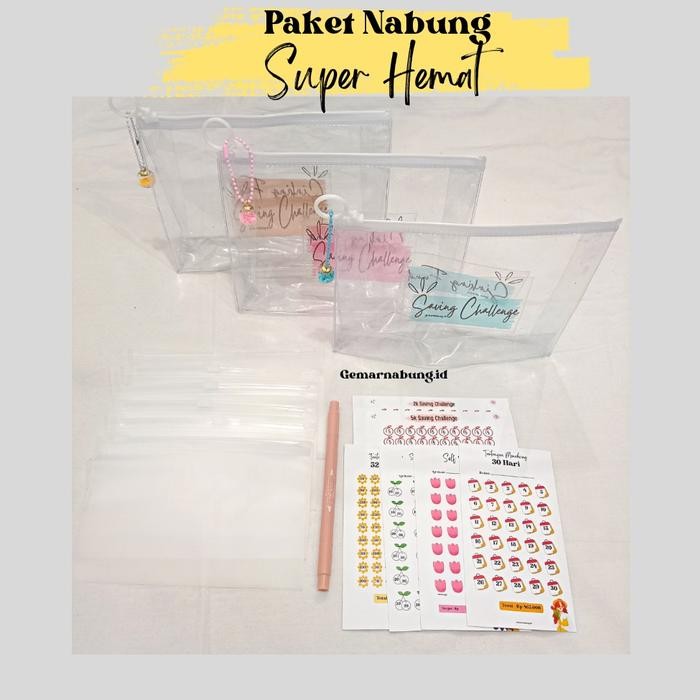 

New Paket nabung hemat budgeting saving challenge
