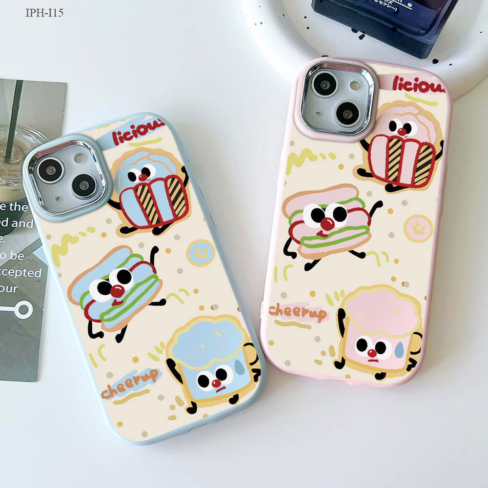 Casing Hp Untuk Compitable With iPhone 15 14 13 12 11 8 7 6 6S X XS XR Pro Plus Max SE Mini 2020 202