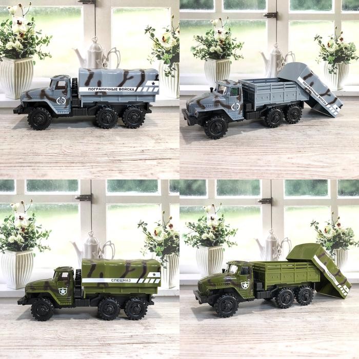 Pilihan- Diecast Truk Truck Military Tentara Hijau Shimura 50 Diecast