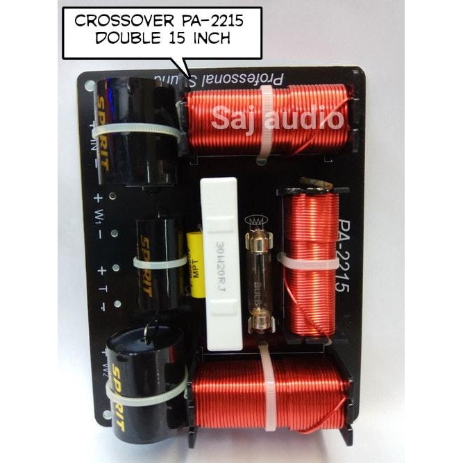 Pasif Crossover PA 2215 Profesional Speaker Double 15 Inch.....Import